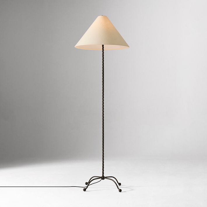 Pierce & Ward Twisted Metal Floor Lamp 58