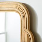 Desert Sun Cane Floor Mirror