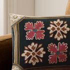 Lone Fox Floral Block Pillow Cover