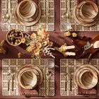 Lone Fox Faux Bois Dinnerware Collection