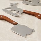 Lone Fox Woodland Cheese Knives (Set of 3)