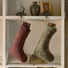 Lone Fox Cross-Stitch Stockings