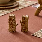 Lone Fox Faux Bois Salt &amp; Pepper Shakers (Set of 2)