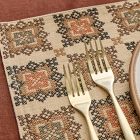 Lone Fox Folk Tapestry Placemat Sets