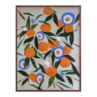 Orange Trees Framed Wall Art by Minted for West Elm