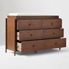 Josephine 6-Drawer Wide Dresser with Removable Topper (57")