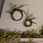 Lone Fox Metal Wreath Vase