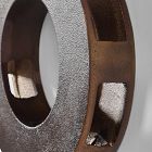 Lone Fox Metal Wreath Vase