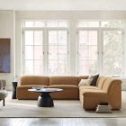 Calvin Leather Armless 5-Piece L-Shaped Sectional (113.5")