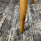 Open Box: Boerum Leather Dining Chair - Sierra Leather Snow, Burnt Wax
