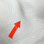 Open Box: Bowden Swivel Chair - Sierra Leather Snow, Brushed Nickel