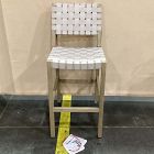 Open Box: Granada Outdoor Bar Stool (30"H) - Pumice Webbing, Reef Frame
