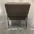 Open Box: Kinsley Leather Lounge Chair - Saddle Leather Banker, Dark Bronze