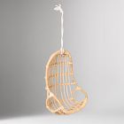 Poppie Hanging Egg Rattan Doll Chair