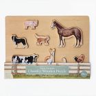 Farm Animals Wooden Puzzle: Wooden Puzzle for Toddlers 1&ndash;3