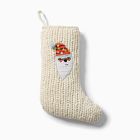 Chunky Knit Sweater Stocking - Santa