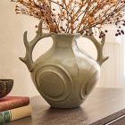 Lone Fox Woodland Deer Vase