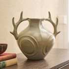 Lone Fox Woodland Deer Vase