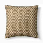 Reversible Block Print Floral Pillow Cover