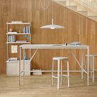 Tandem Worktable (72") &amp; Free Standing Shelf Set
