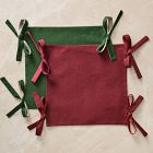 Linen Cotton Bow Placemat Sets