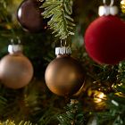 Lone Fox Small Glass Ball Ornaments (Set of 25)