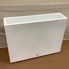 Open Box: Veradek Block Plastic Span Planter, Medium Span (38"W x 10"D x 30"H) - White