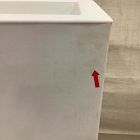Open Box: Veradek Block Plastic Span Planter, Medium Span (38"W x 10"D x 30"H) - White
