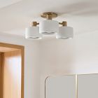 Anders Porcelain 3-Light Flush Mount (16")