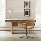 Cacius Leather Front Desk (60")
