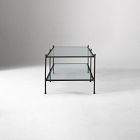 Eira Metal &amp; Glass Coffee Table (55")