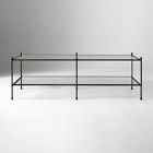Eira Metal &amp; Glass Coffee Table (55")