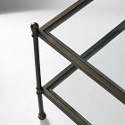 Eira Metal &amp; Glass Coffee Table (55")