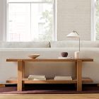 Fredrick Burl Inlay Top Console Table (60")