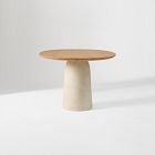 Leona Oval Pedestal Dining Table (86")