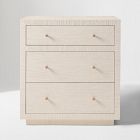 Mayson Painted Grasscloth 3-Drawer Dresser (30")