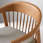 Meier Upholstered Spindle Back Dining Chair