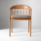 Meier Upholstered Spindle Back Dining Chair