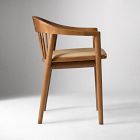 Meier Leather Spindle Back Dining Chair