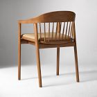 Meier Leather Spindle Back Dining Chair