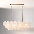 Ricci Glass Chandelier (38")