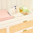 Ida Woven Wide Dresser with Removable Topper (60")