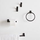 Mid-Century Contour Bathroom Hardware &ndash; Dark Bronze