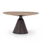 Reclaimed Wood Pedestal Dining Table (54")