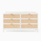 Ida Woven Wide Dresser with Removable Topper (60")