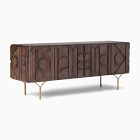 Pictograph Solid Wood Media Console (68"&ndash;84")