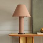 Pierce &amp; Ward Linen Table Lamp (25")