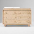 West Elm x PBK Vivienne Extra-Wide Nursery Dresser with Removable Topper (56")
