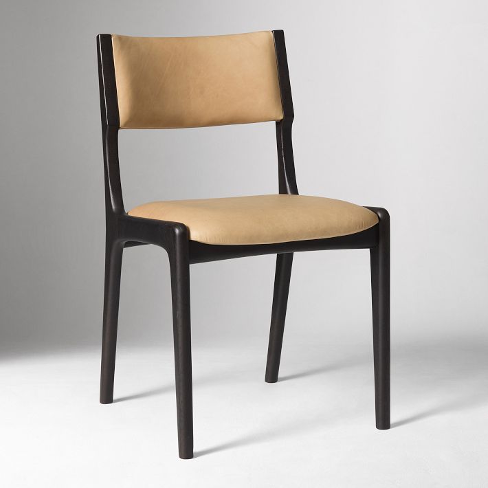 Damon Cafe Leather Dining Chair | West Elm