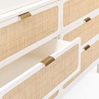 Ida Woven Wide Dresser with Removable Topper (60")